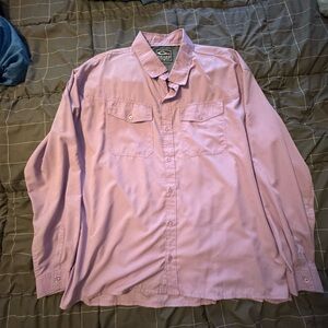 Drake Light Purple Casual Button Down Shirt